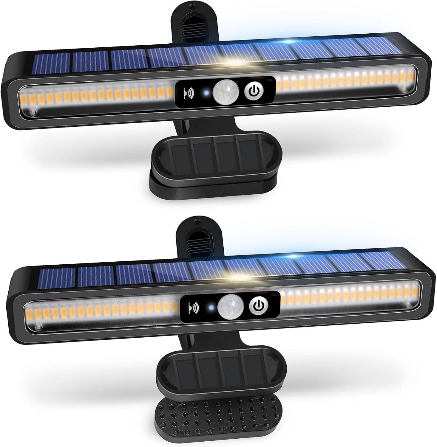 Lampes Solaires de Clôture Portables - Lot de 2