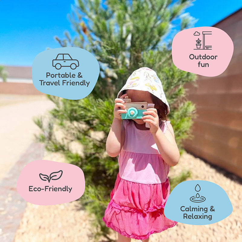 Appareil photo en bois pour enfant, dès 3 ans