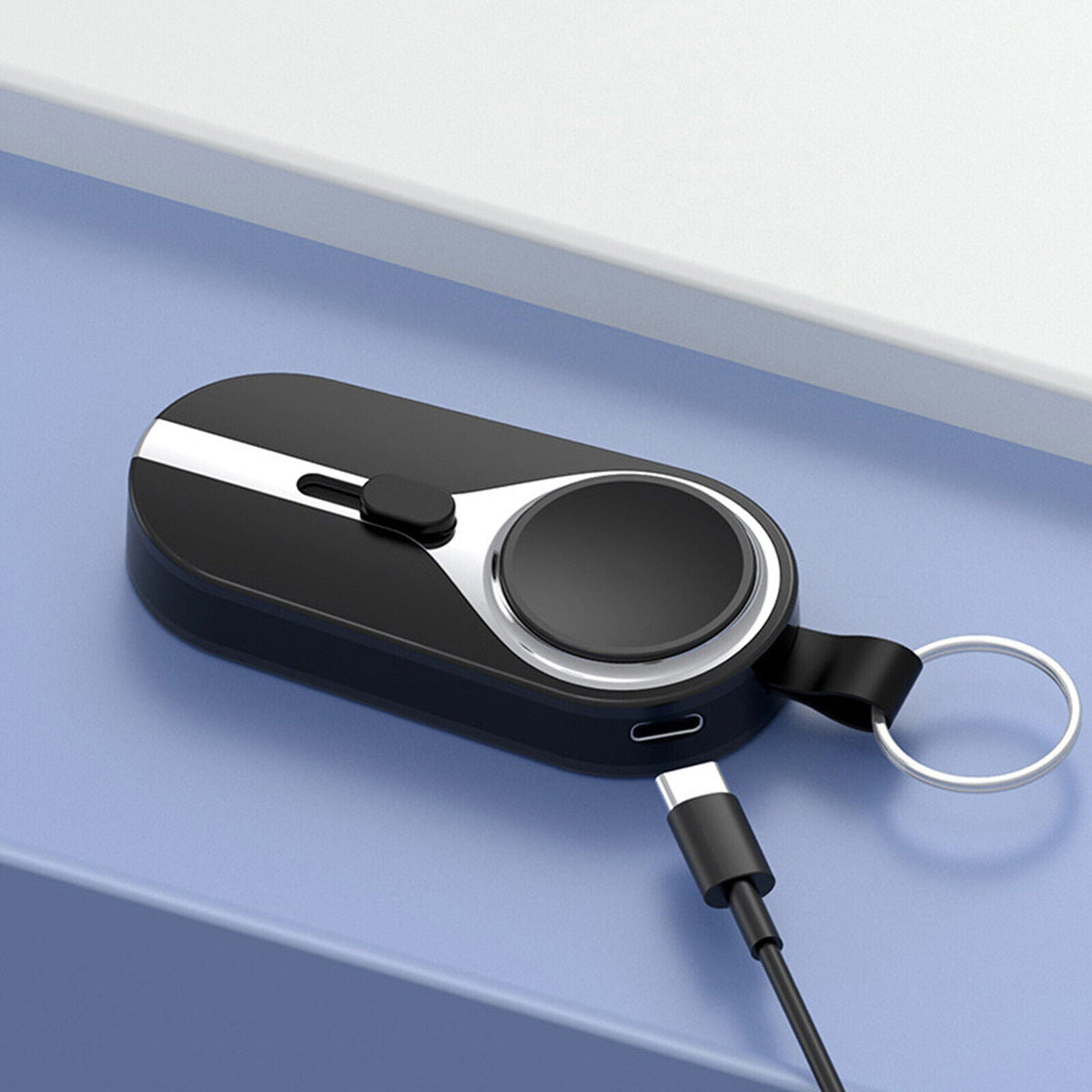 2000 mAh Keychain Power Bank with Carabiner