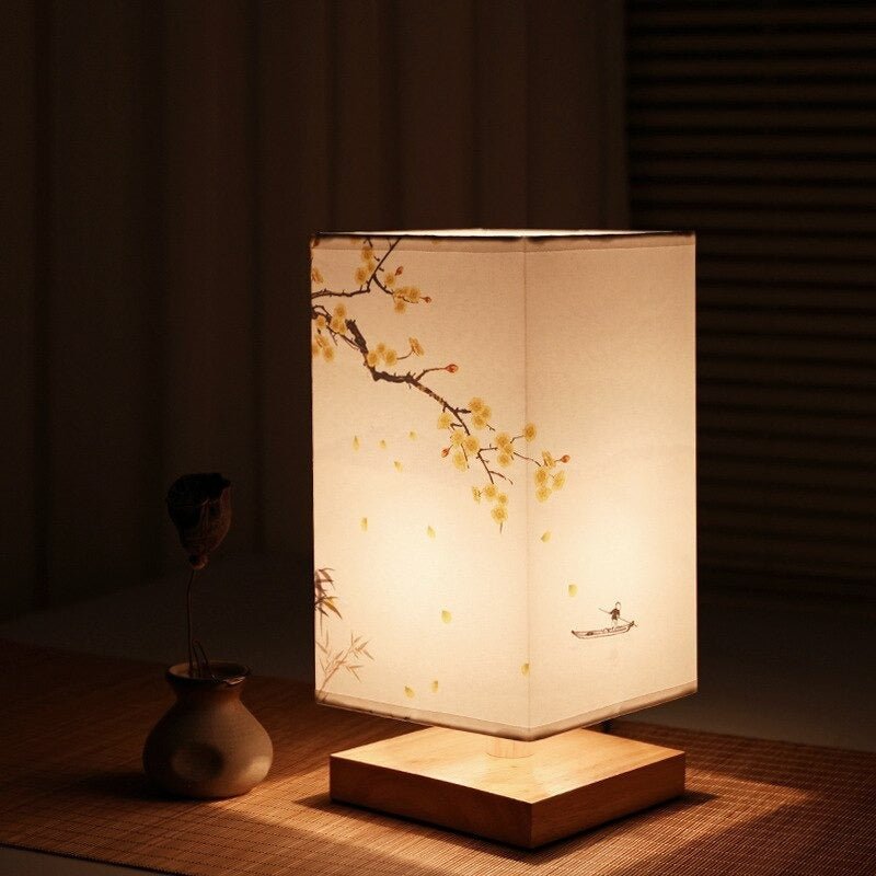 Lampe de Table Minimaliste Japon-Scandinave