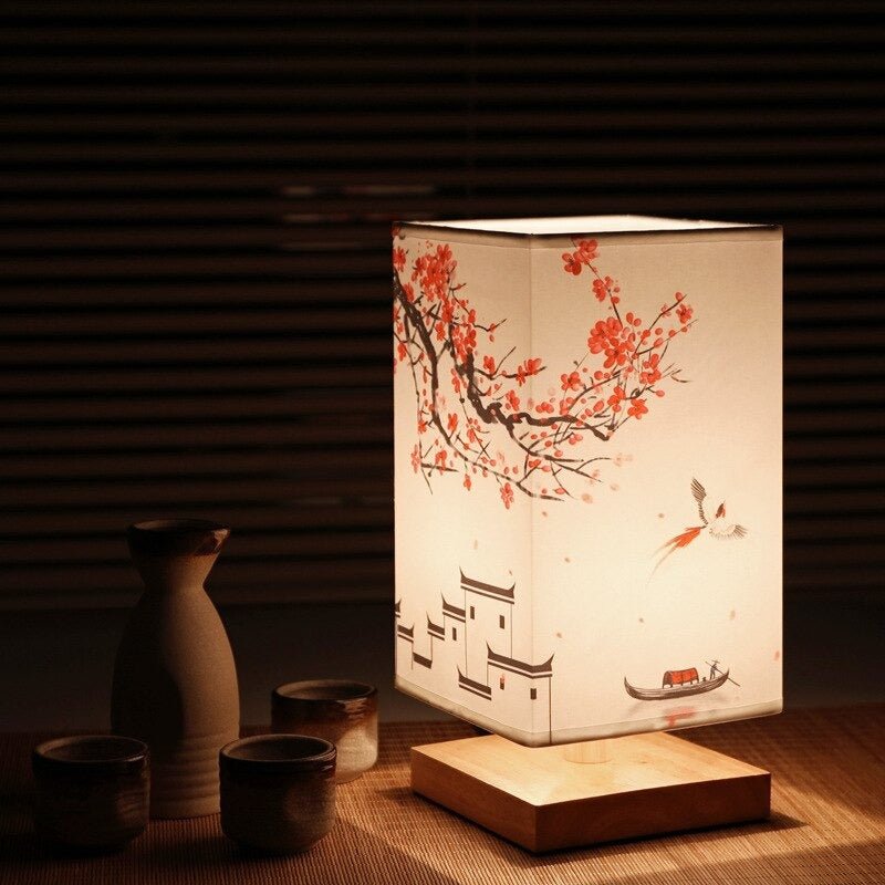 Lampe de Table Minimaliste Japon-Scandinave