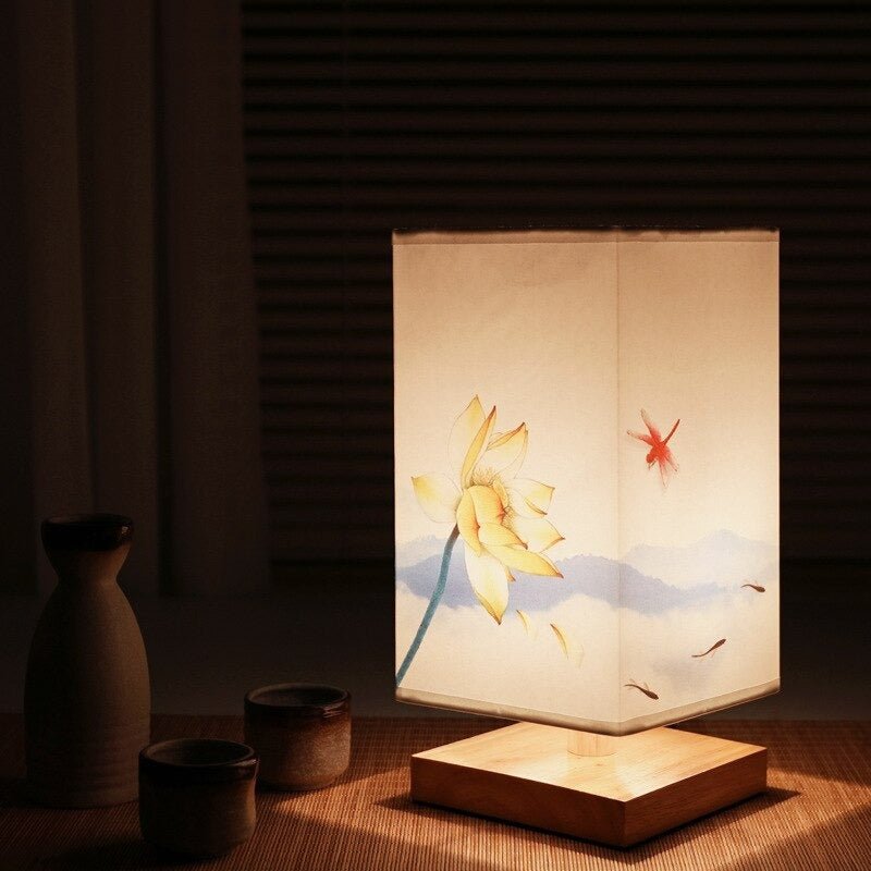 Lampe de Table Minimaliste Japon-Scandinave