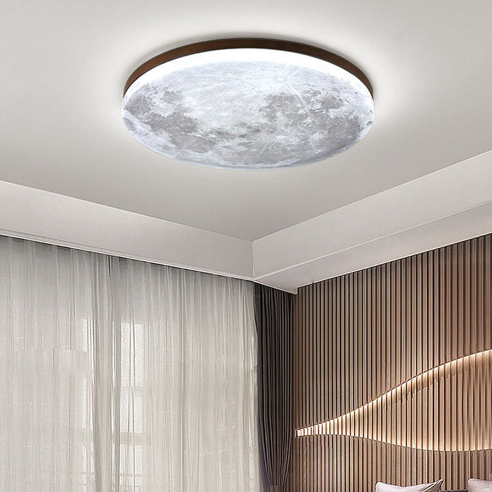 Moon Relief LED Ceiling Light, 3 Diameters