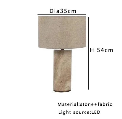 Lampe de Table Jeane en Pierre Grotte