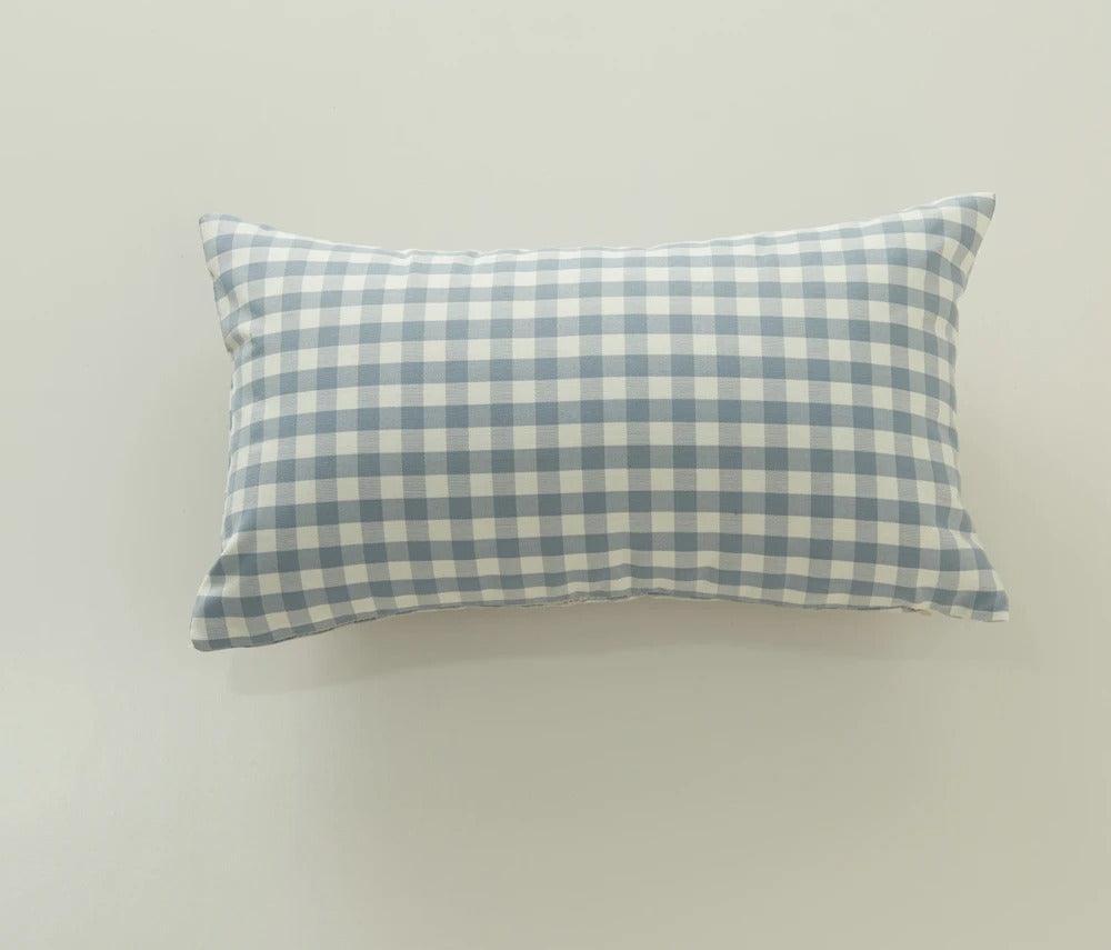 MarbreLuxe - Housse de Coussin Rayée Contemporaine