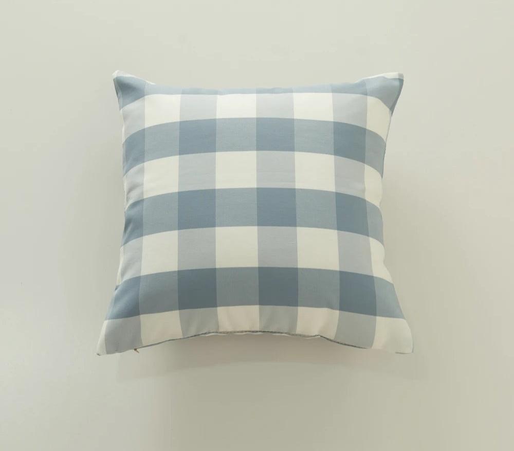 MarbreLuxe - Housse de Coussin Rayée Contemporaine