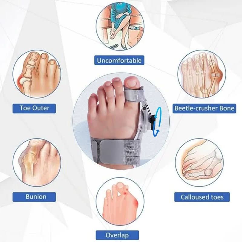 Dynagrip Correcteur d'Orteil Hallux Valgus