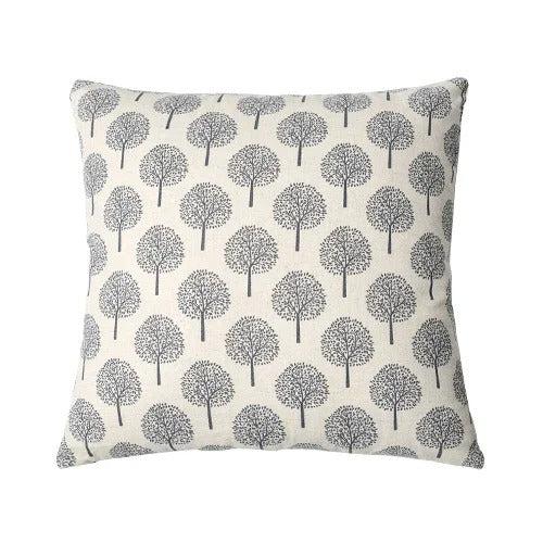 Seraphine - Housse de Coussin en Lin Imprimé