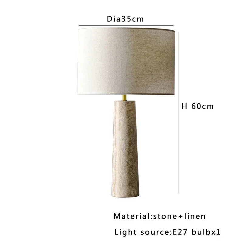 Lampe de Table Jeane en Pierre Grotte