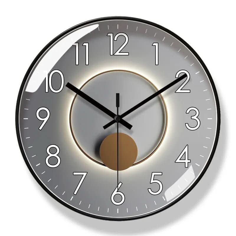 Silent Scandinavian Wall Clock, 25 to 35 cm
