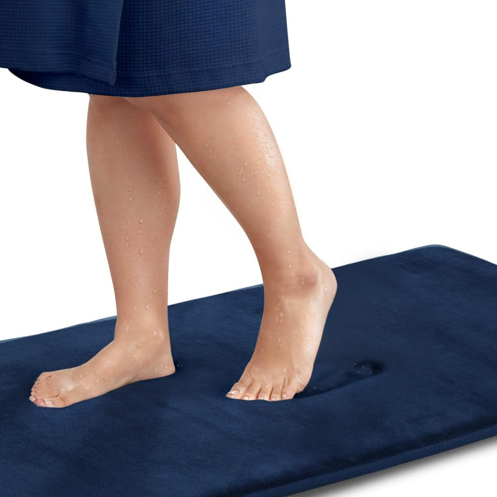 Tapis de bain en mousse à mémoire de forme, antidérapant