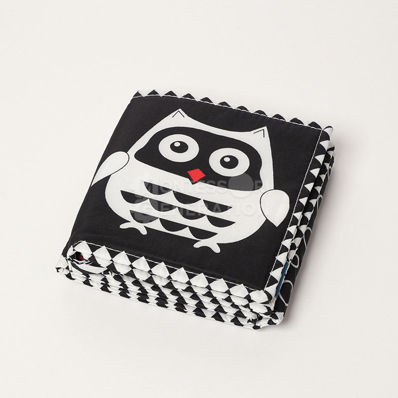 Livre contrasté noir et blanc pour nouveau-né
