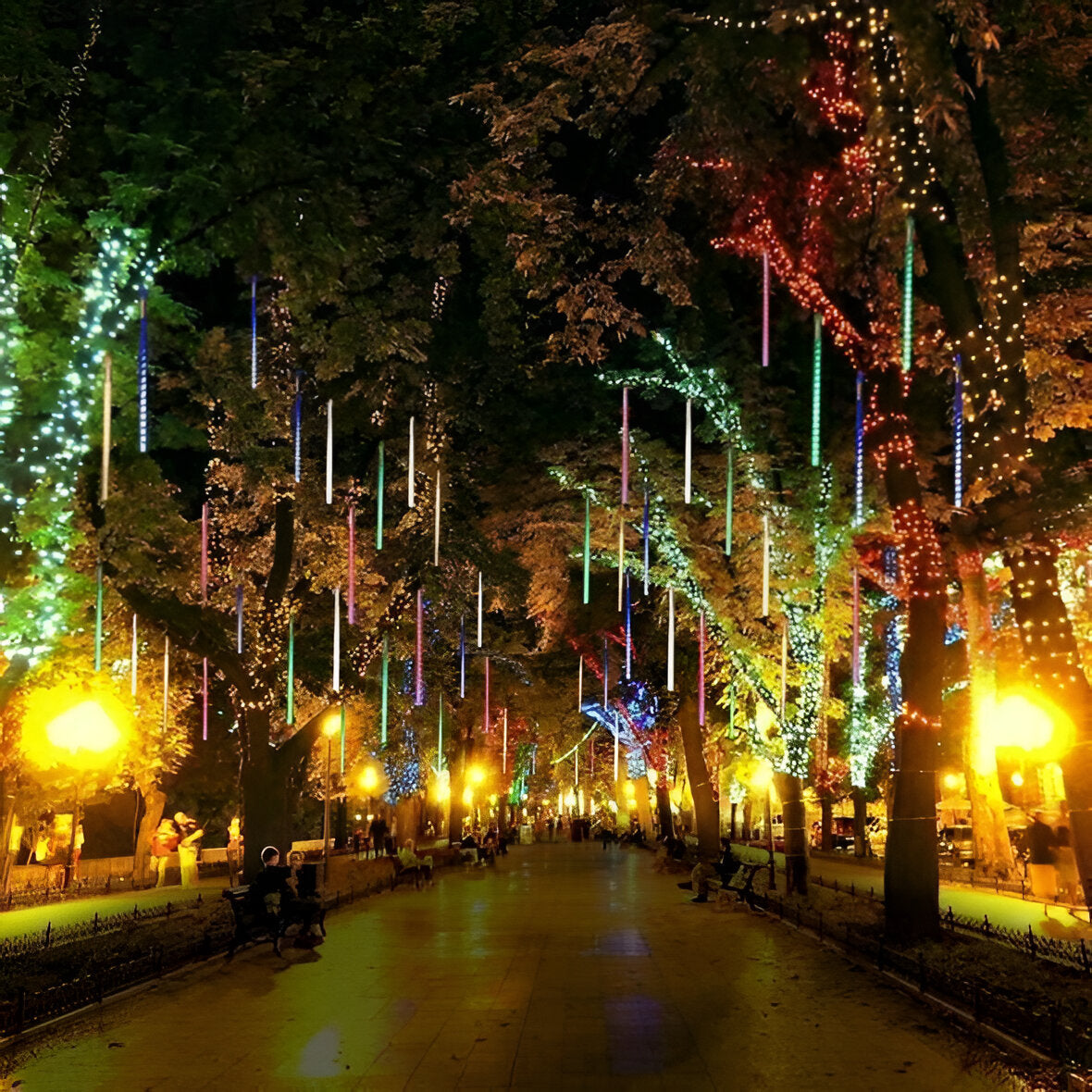 Guirlande Lumineuse Effet Chute de Neige