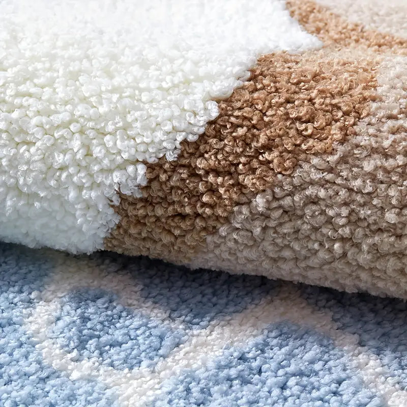 Ocean Waves Microfibre Bath Mat