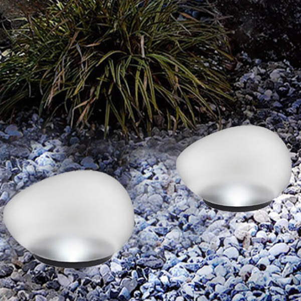 Galets LED Solaires Décoratifs pour Jardin