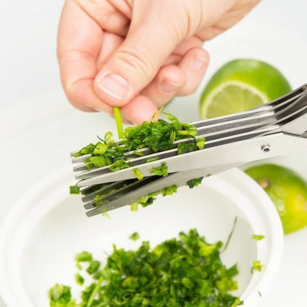 5-Blade Salad and Herb Kitchen Scissors