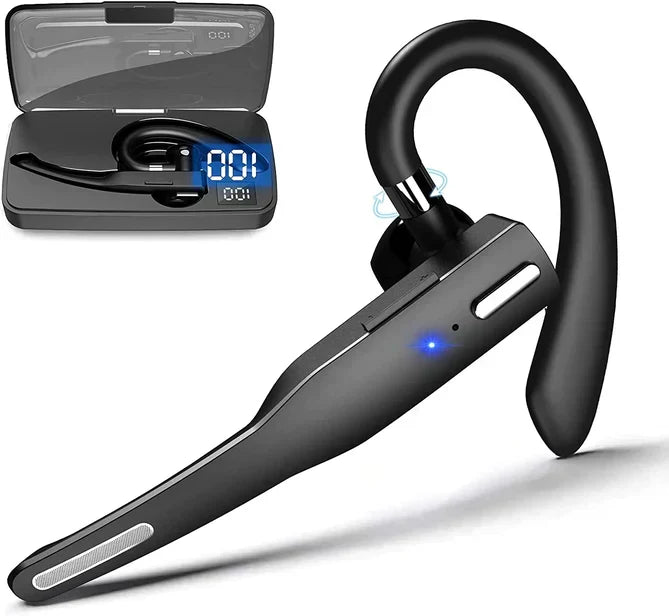 Oreillette Bluetooth 5.1 à double micro et perche