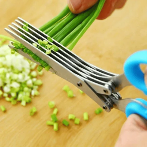 5-Blade Salad and Herb Kitchen Scissors
