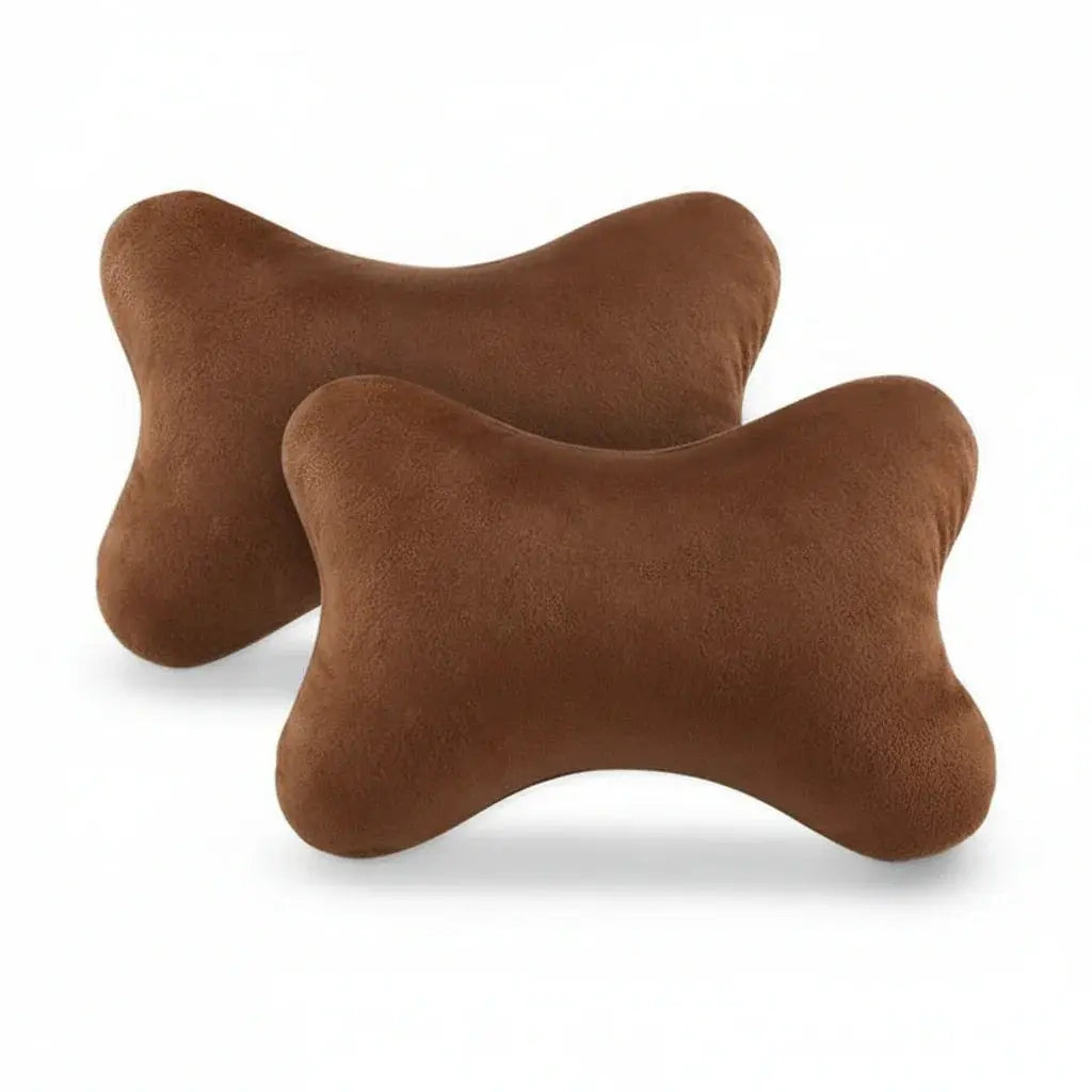 Small Cotton Travel Pillows, Set of 2, 20 x 30 cm