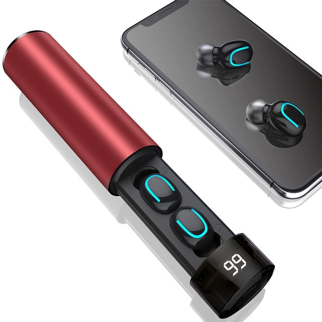 Écouteurs sans fil étanches K67 avec boîtier de charge