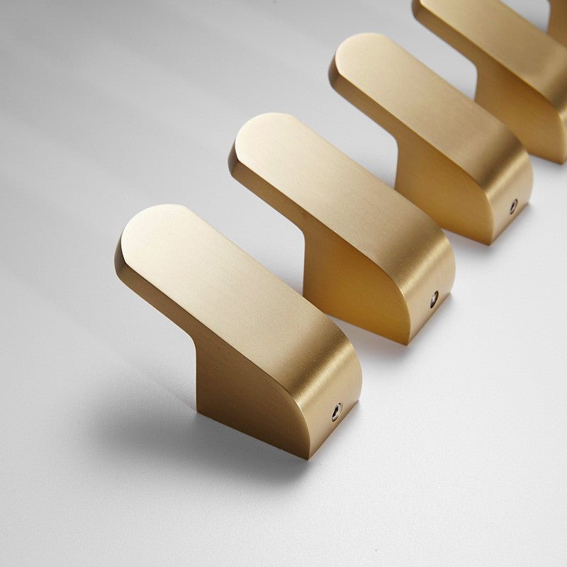 Gold Brass Wall Hook, Modern Design