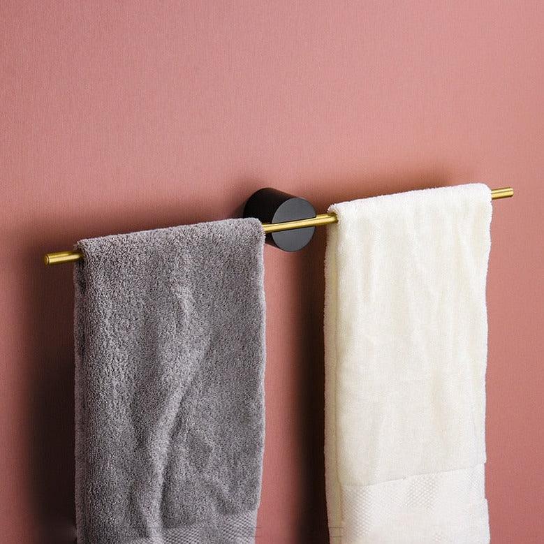 Porte-Serviettes en Aluminium Brossé, 40 ou 60 cm
