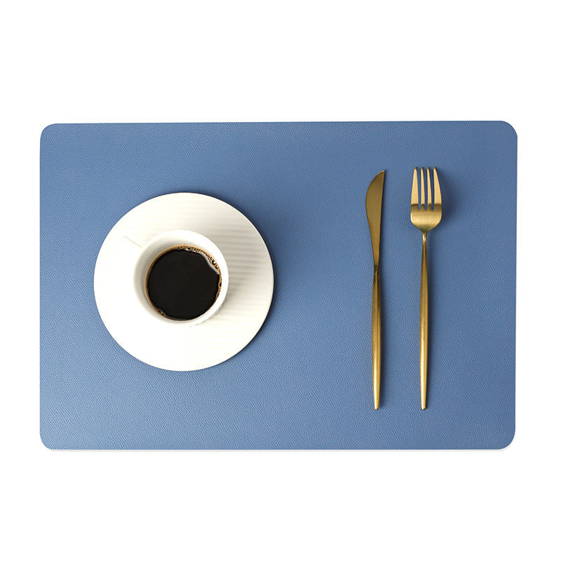 Rectangle Waterproof Faux Leather Placemat