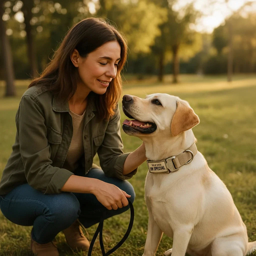 Collier en Nylon Rembourré pour Chien