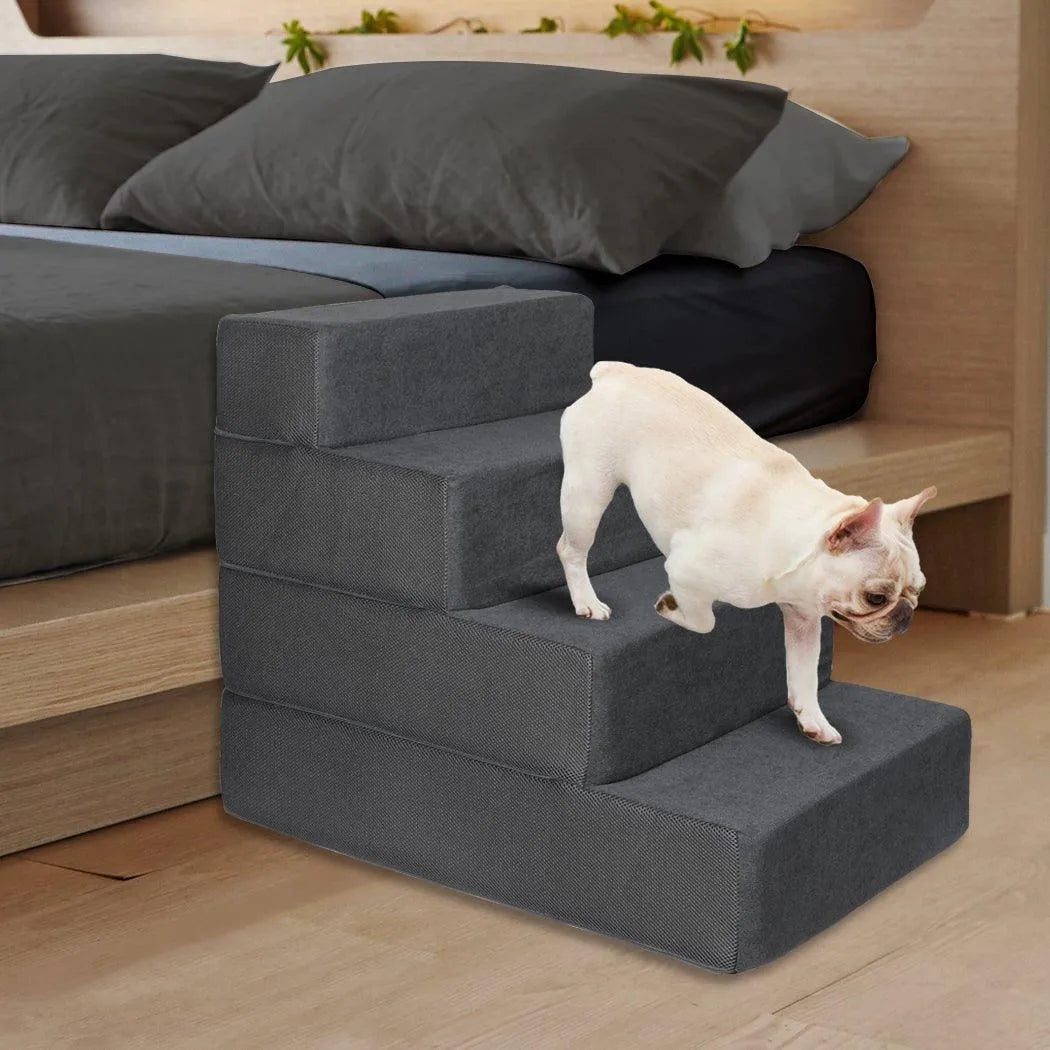 Escalier en mousse pour chien, housse amovible