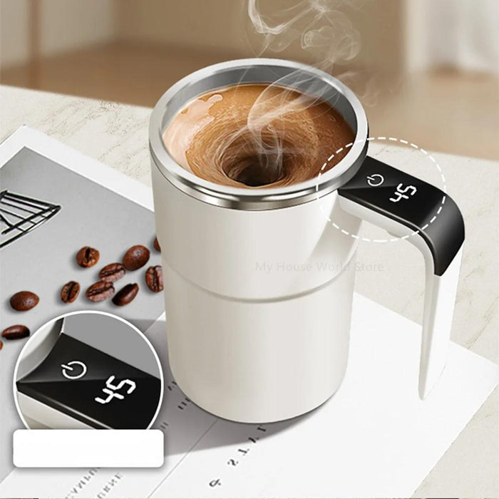 Mug rechargeable avec agitateur intégré