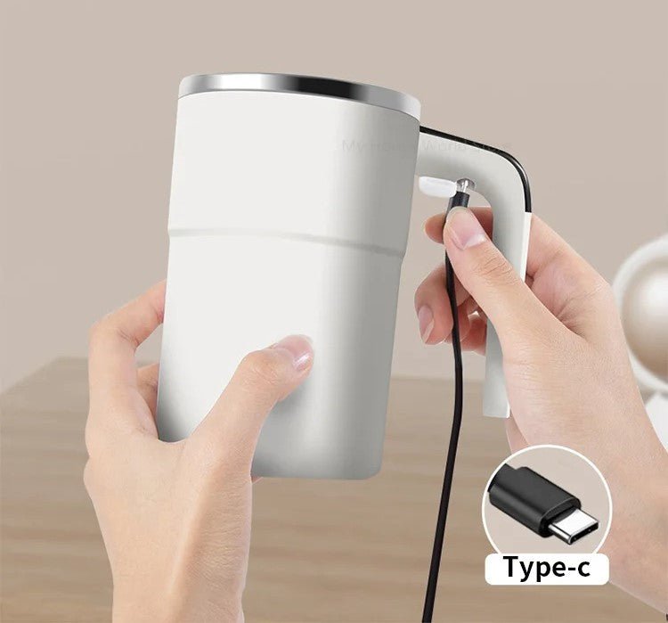 Mug rechargeable avec agitateur intégré
