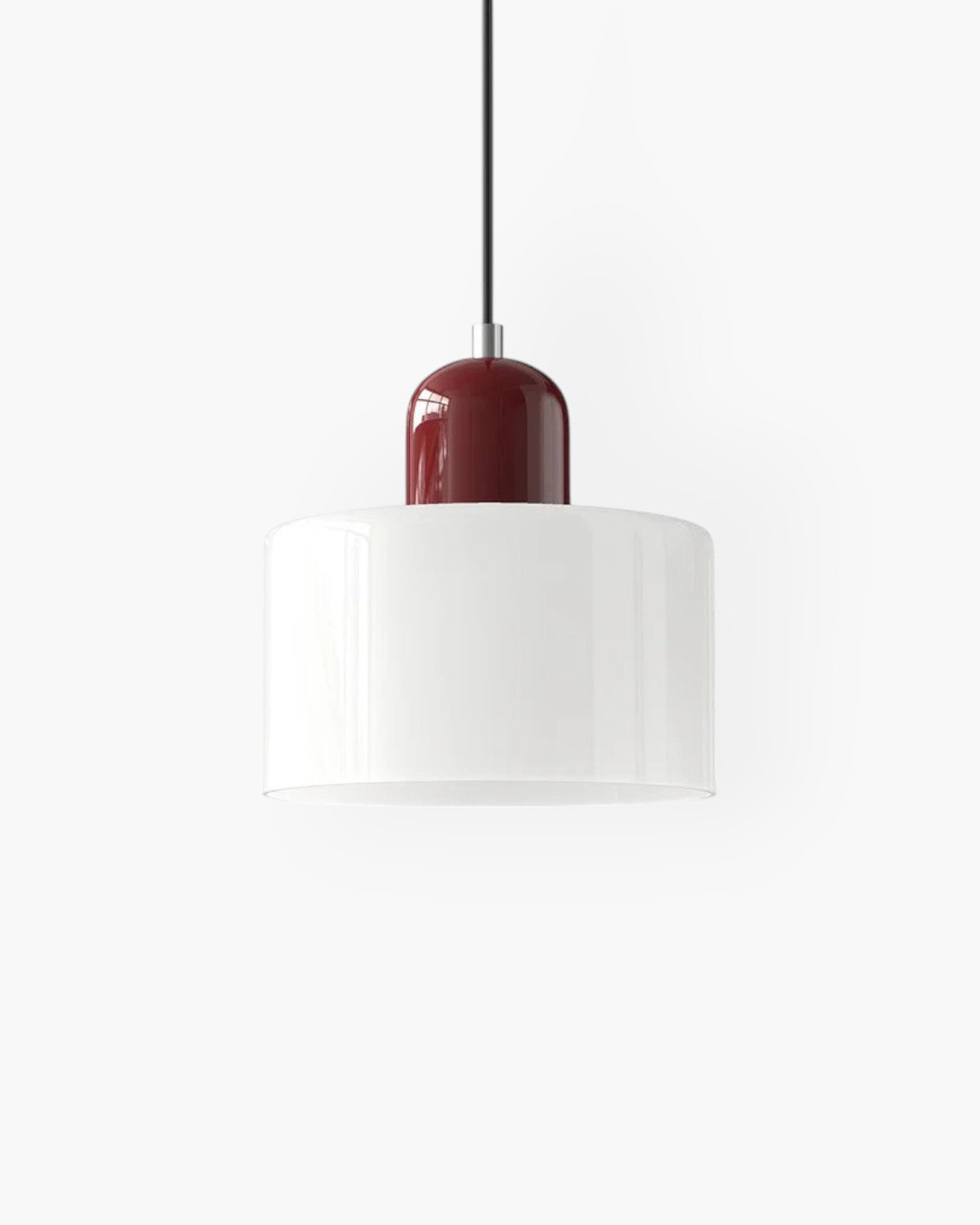 Petite suspension en verre coloré, 15 cm