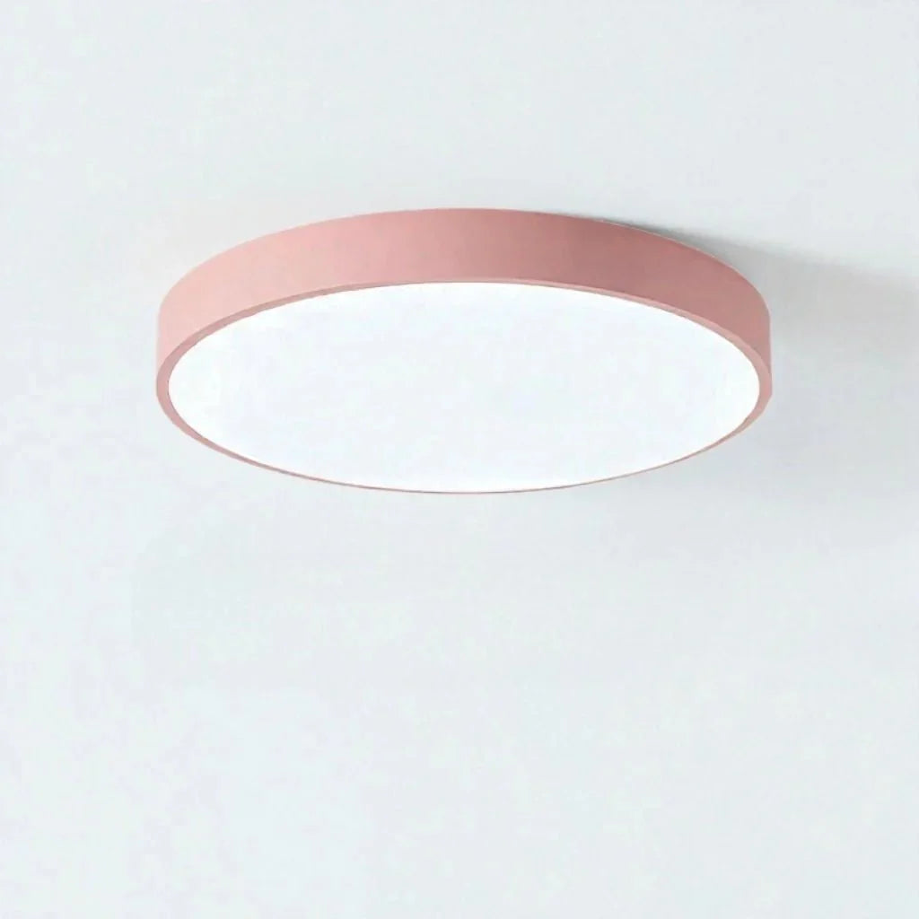 Ultra-Slim Round LED Ceiling Light, 5 cm Deep