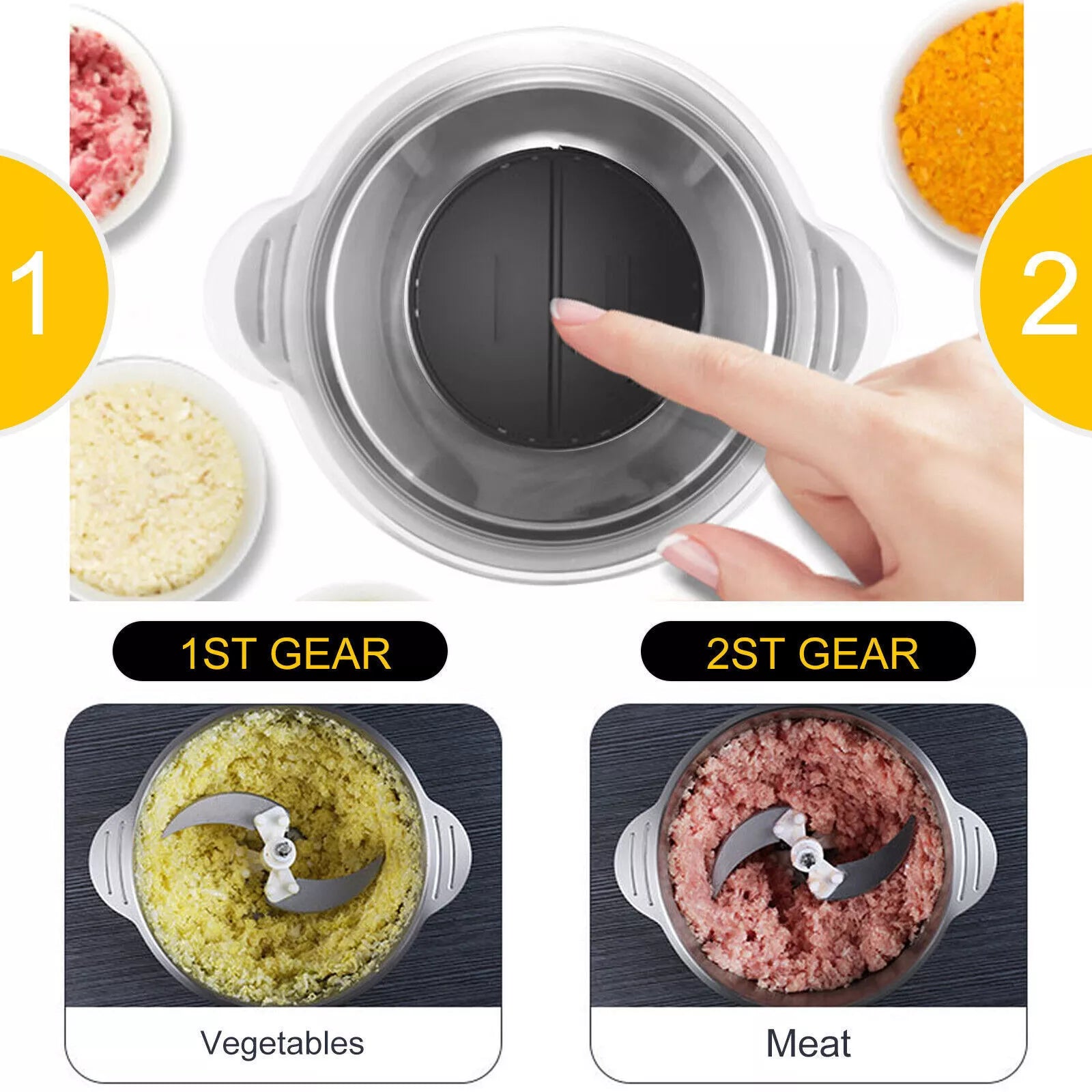 2L Multifunction Food Chopper