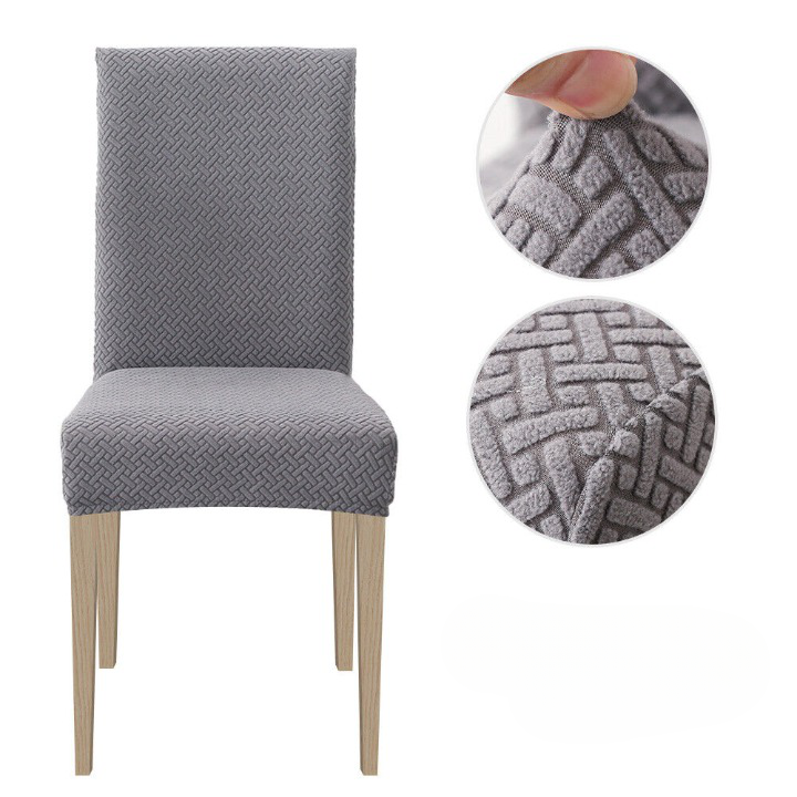 Housses de chaise extensibles, lot de 4, 6 ou 8