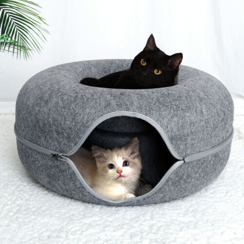 Purrfect Den - Tunnel pour Chat avec Couchage