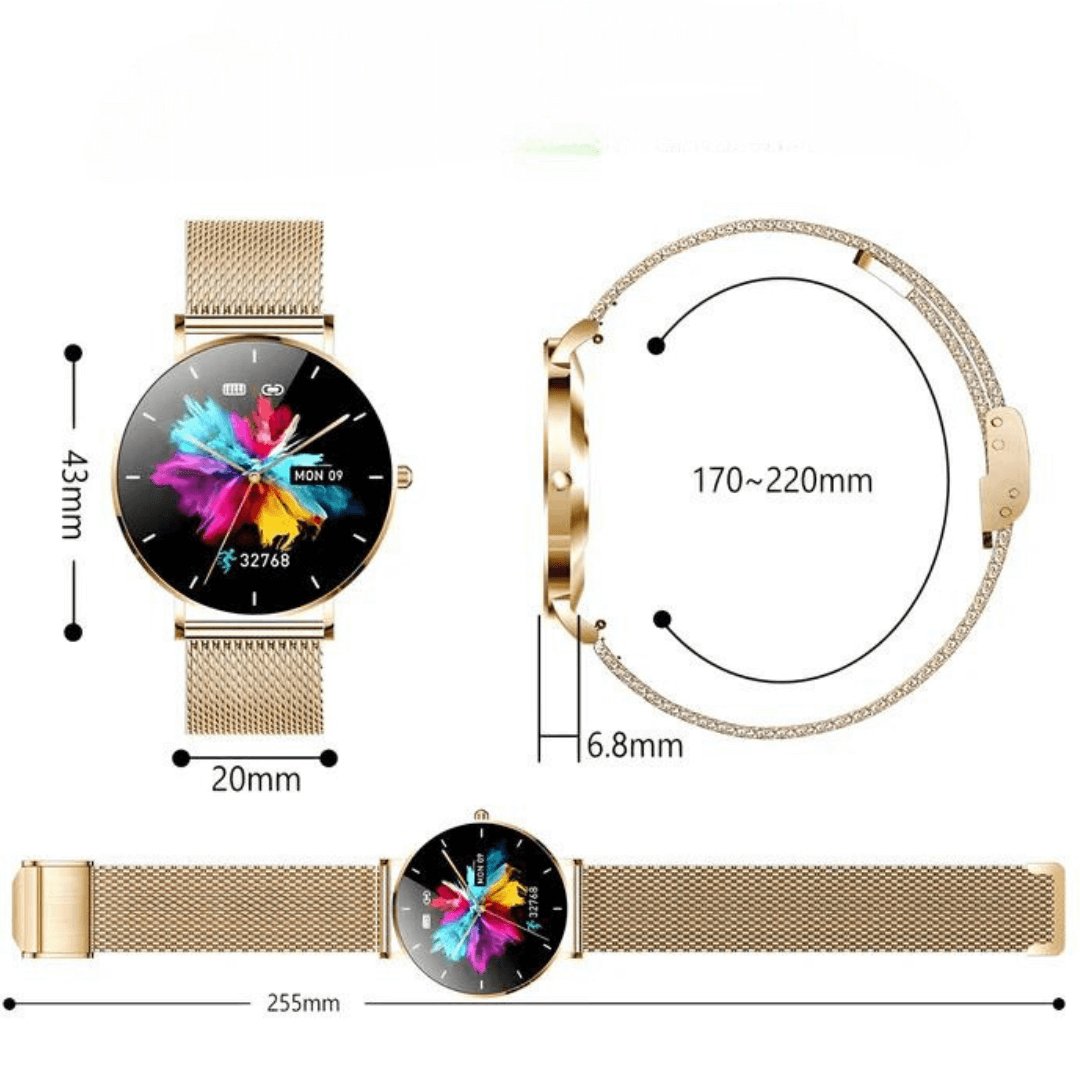 SlimGrace Elite - Montre Connectée Ultra-Fine