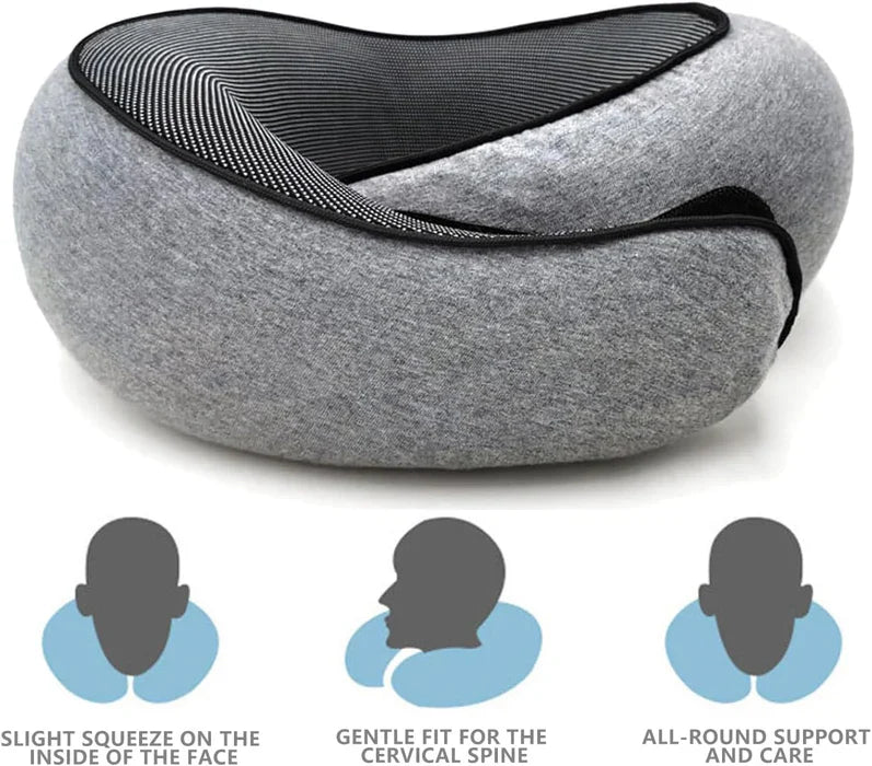 Oreiller cervical mousse mémoire de forme voyage