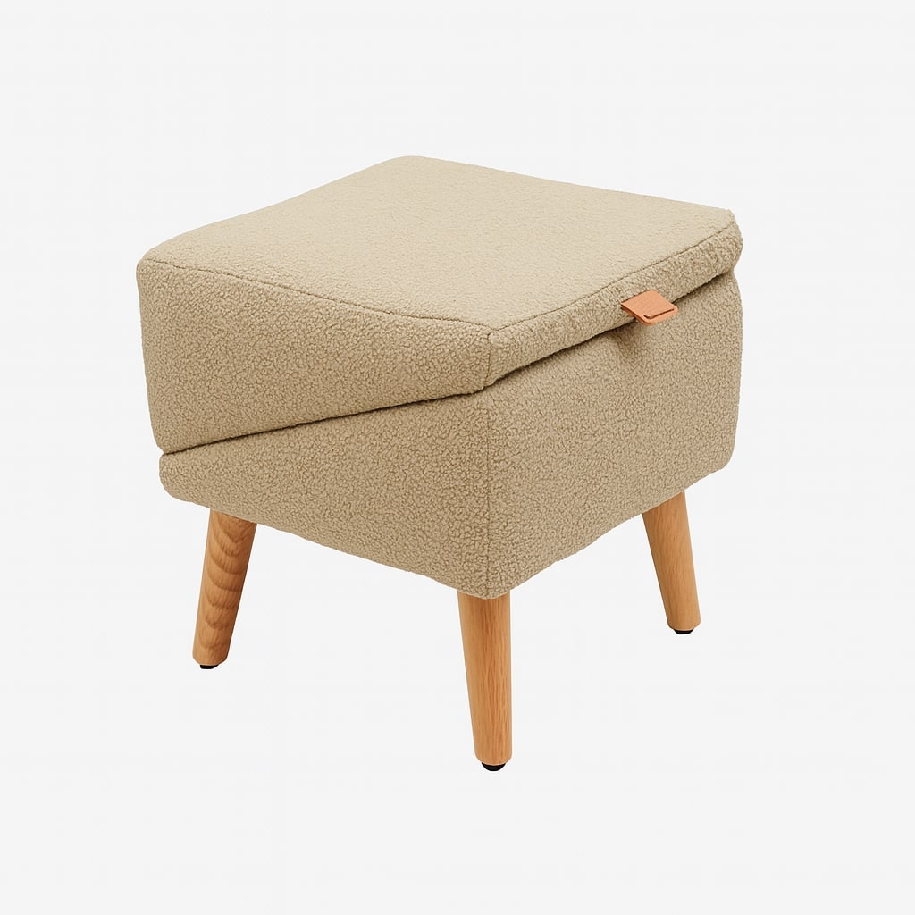 Pouf Escalier pour Animaux en Acier et Polyester