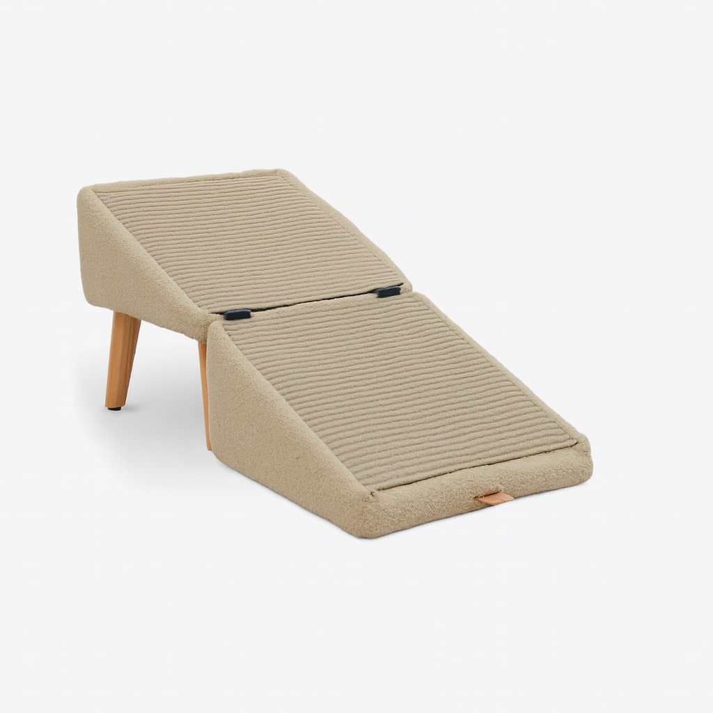Pouf Escalier pour Animaux en Acier et Polyester