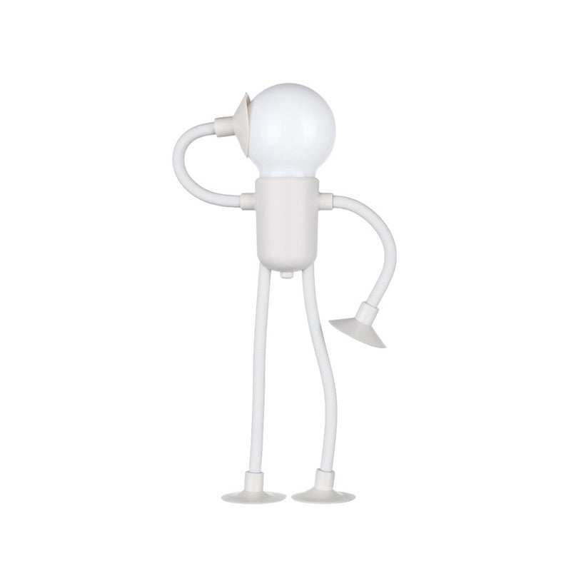 Poseable Figure Night Light with Suction Cup