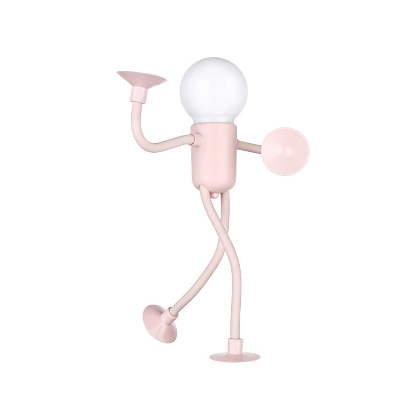 Poseable Figure Night Light with Suction Cup