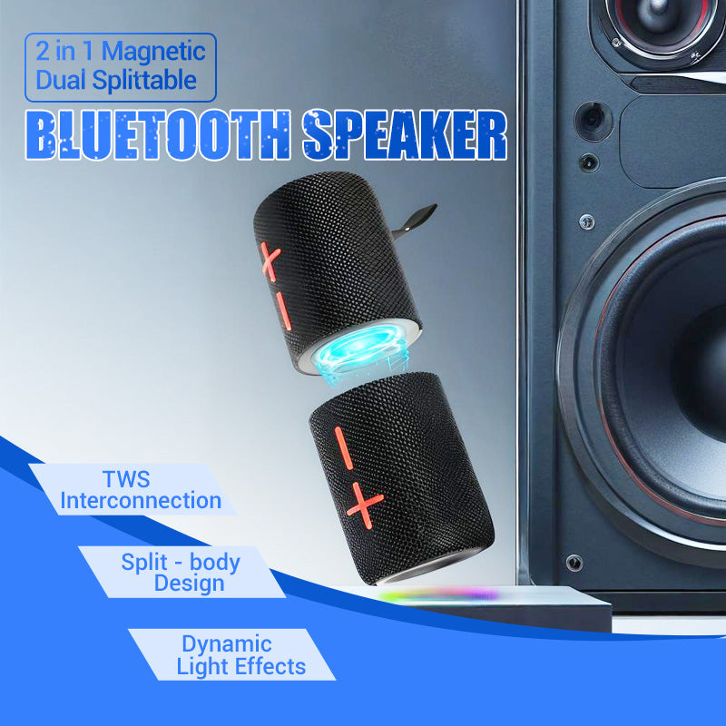 Enceinte Bluetooth 2 en 1 séparable et magnétique