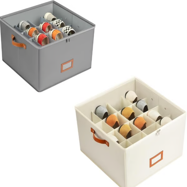 Organisateur à chaussures pliable en tissu