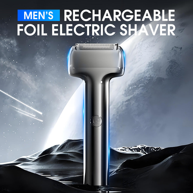 Rasoir électrique à grille rechargeable pour homme