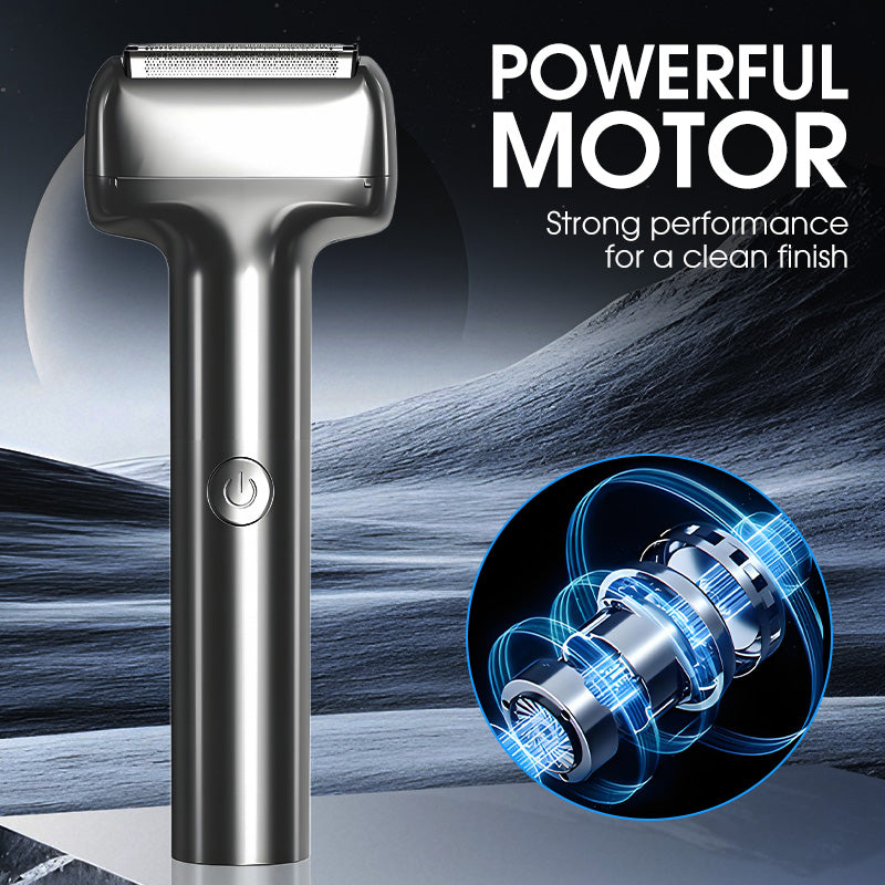 Rasoir électrique à grille rechargeable pour homme