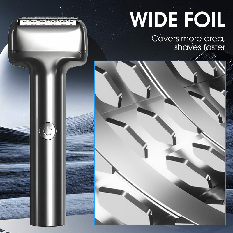 Rasoir électrique à grille rechargeable pour homme