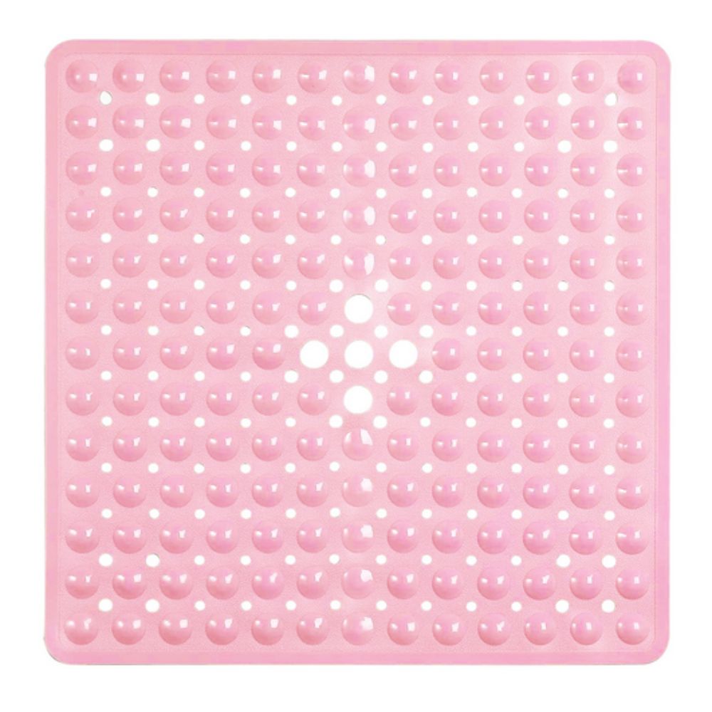 Tapis de douche antidérapant en PVC à ventouses, 53 cm