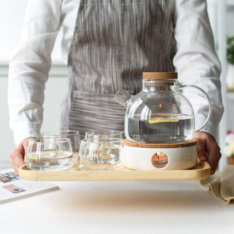 Borosilicate Glass Teapot, Single Pieces or Sets