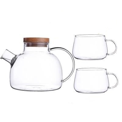 Borosilicate Glass Teapot, Single Pieces or Sets